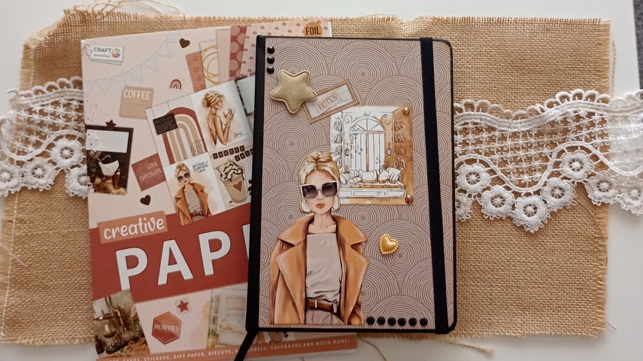 DIY CUSTOMISATION NOTEBOOK ACTION FACILE 