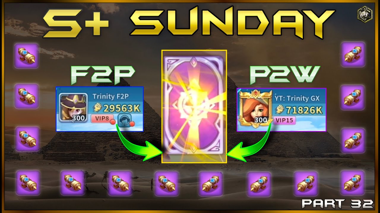 5 S+ Heroes! Free to Play Vs. Pay to Play Account Battle | S+ Sunday Ep. 32
