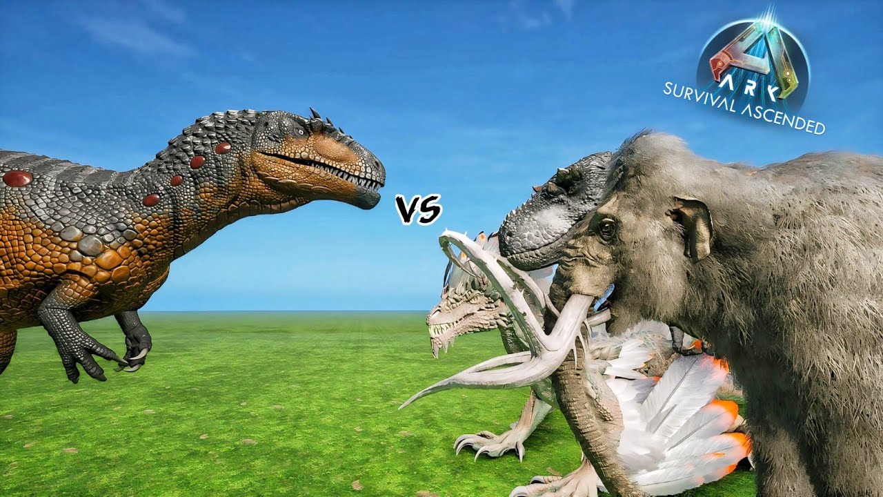Meraxes VS Ark Ascended Dinosaurs | ARK Ascended Dino Battle