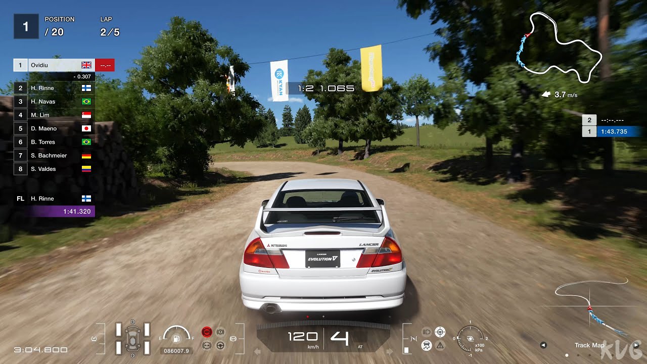 Gran Turismo 7 - Mitsubishi Lancer Evolution V GSR 1998 - Gameplay (PS5 UHD) [4K60FPS]
