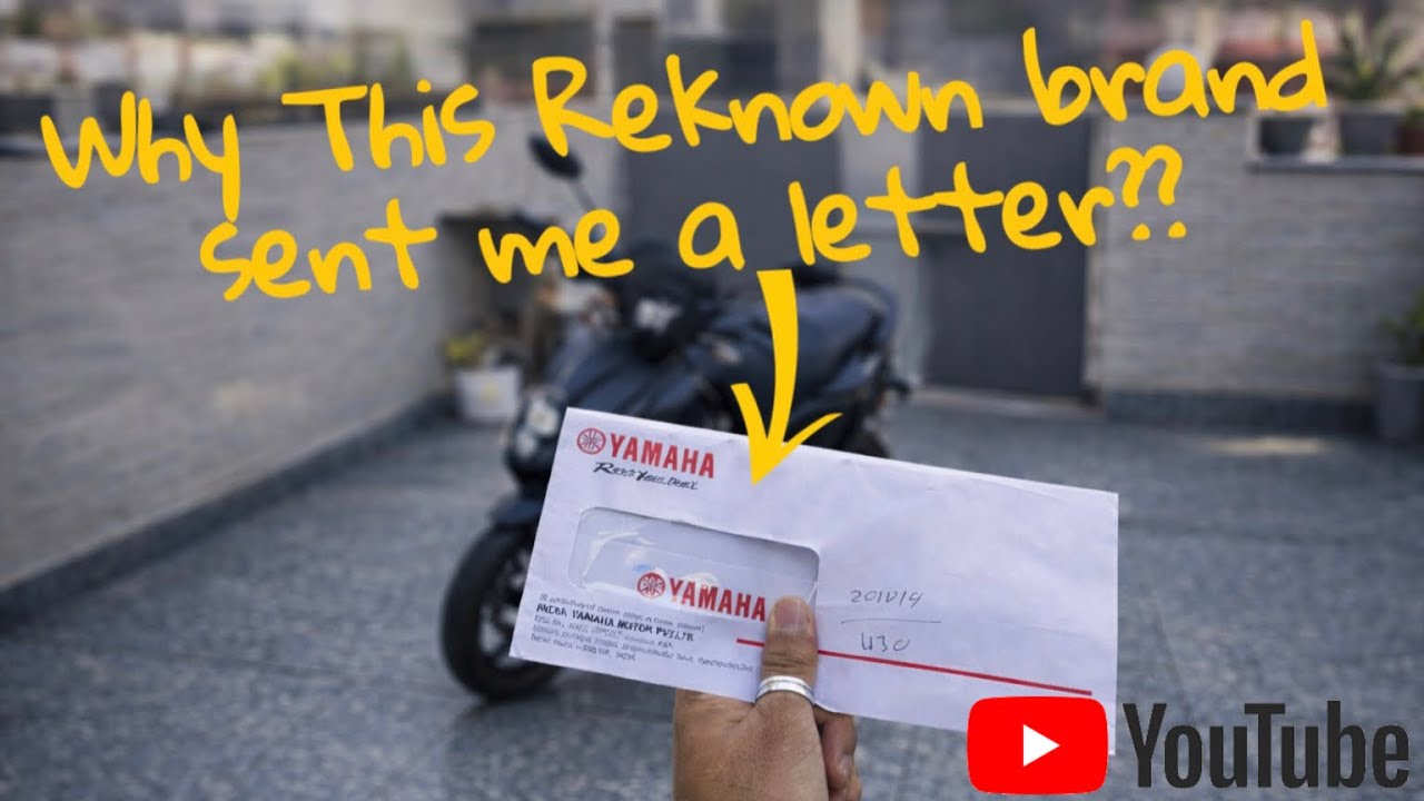 Why This Reknown Brand Sent Me A Letter!!!!🤔. Yamaha Recall or Mistake???.Full Information 