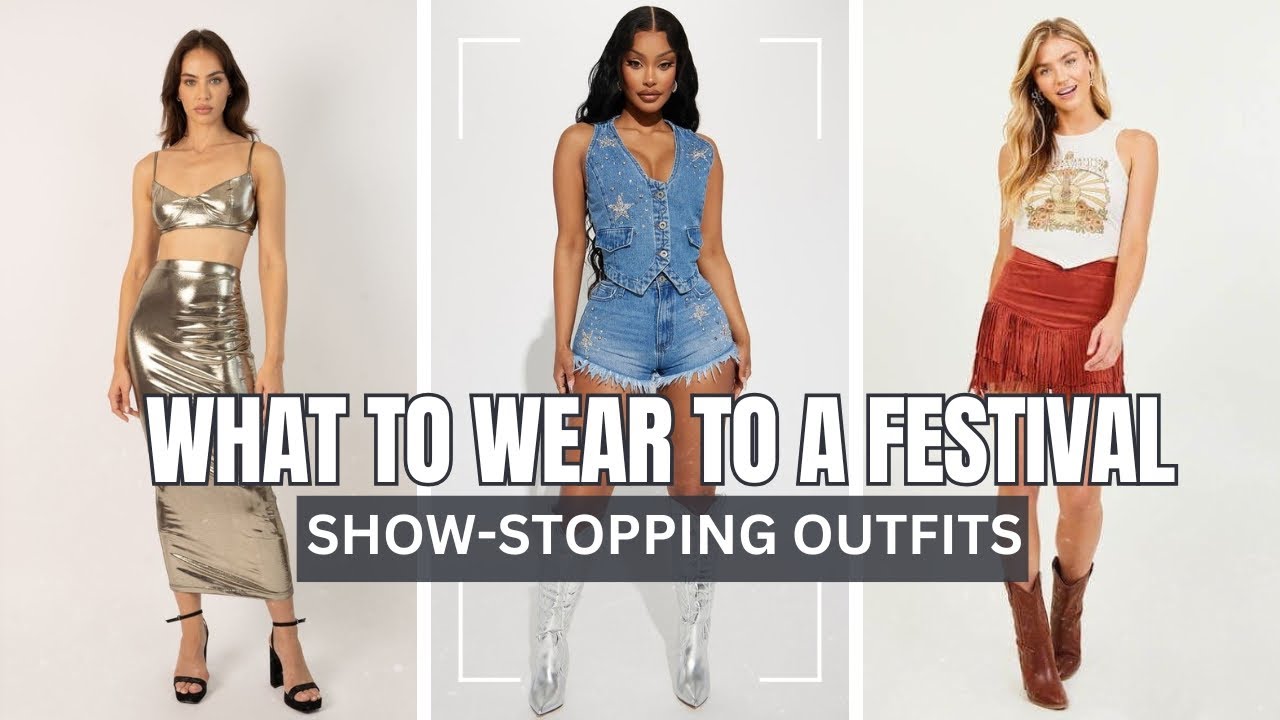 Trendy Festival Outfits 🎡🔥| What to Wear to a Music Festival #style #festival #fashion