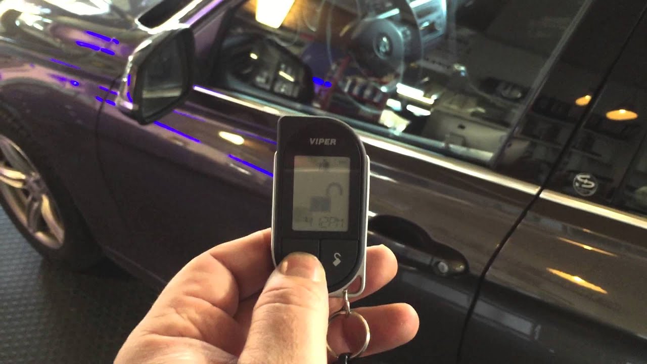 Autoalarmanlage im BMW F30 3er Viper in der Version Level One Premium