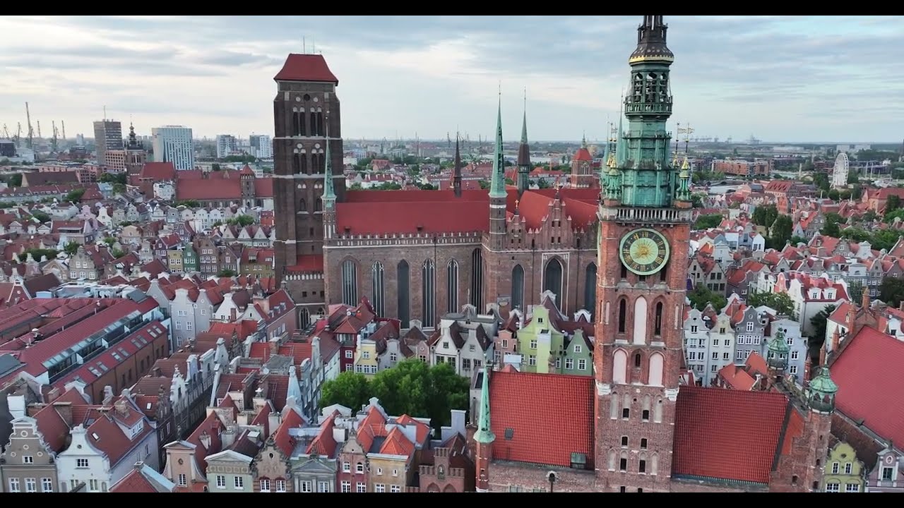 🇵🇱 202406 Gdansk #4k #drone #poland #gdansk #pomeranian #europe #travel