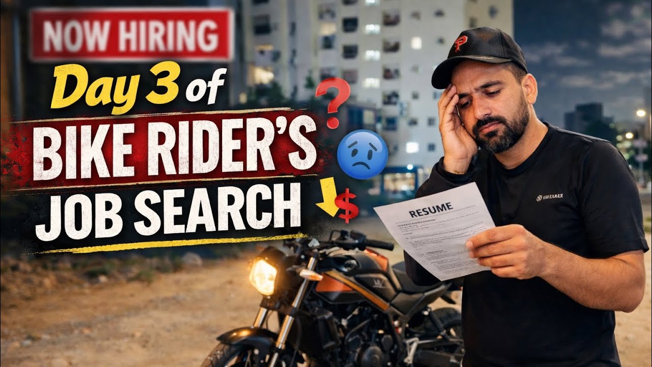 Now hiring Day 3 of Bike Ride Job Search/Smile with MH/ Delhi Vlog, DXB/DXB Ma Bike ride Ke job 