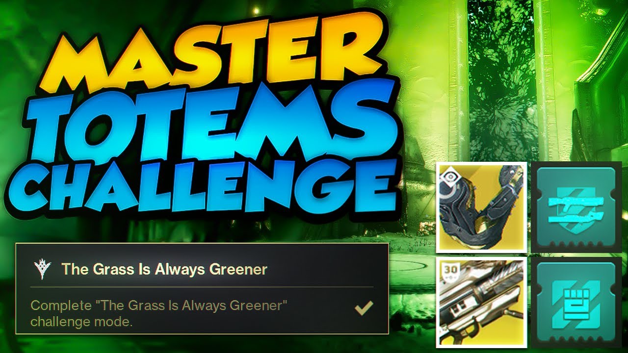 Master Kings Fall Totems CHALLENGE!!! (The Grass Is Always Greener)