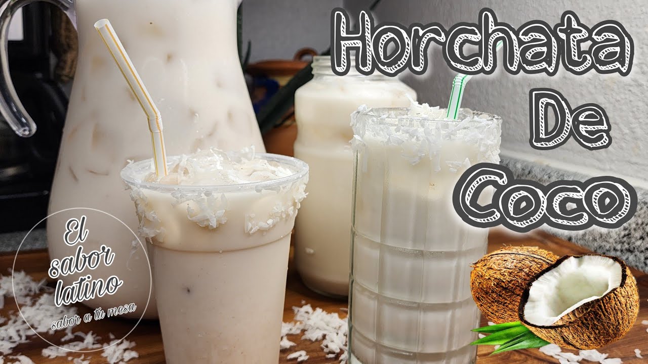 🔴¡Como hacer la Mejor Agua de Horchata con Coco! Deliciosa y Refrescante