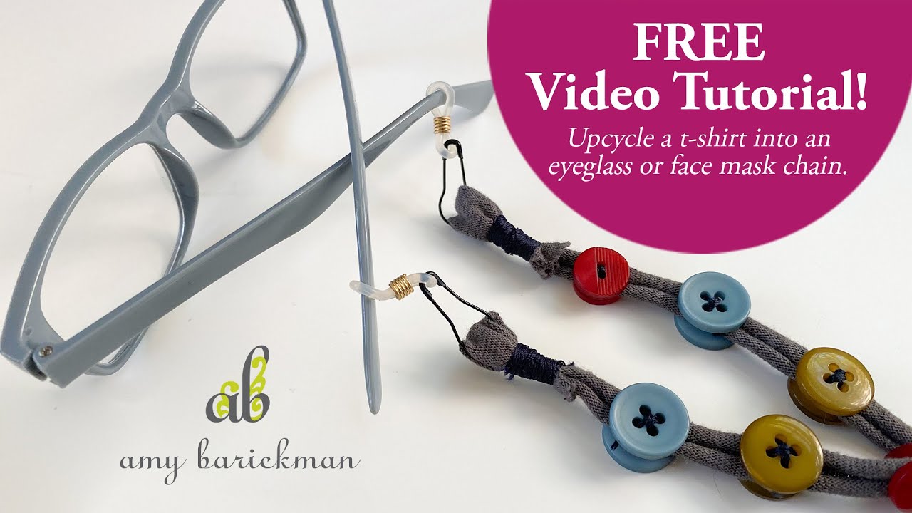 DIY Eyeglasses or Mask Necklace Chain