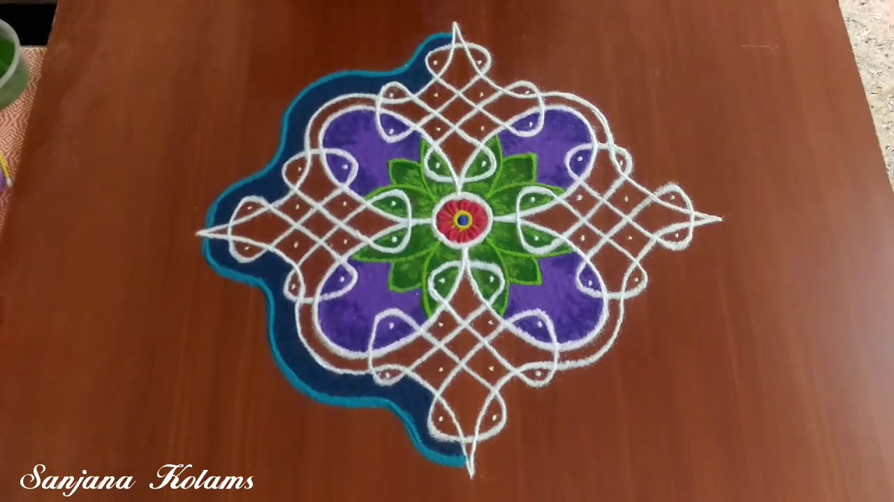 355. Margazhi Kambi Kolam. Newyear Muggu. Festival Rangoli