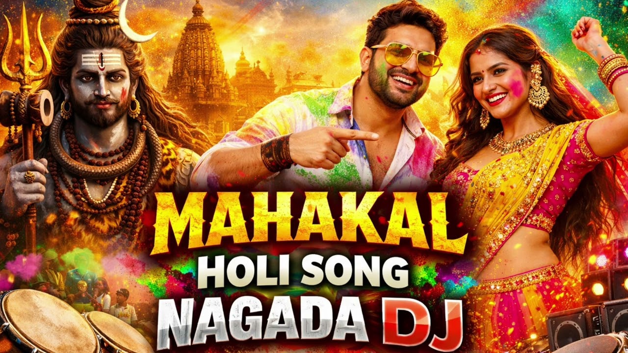 MAHAKAL NAGADA HOLI SONG NEW 2026 HAR HAR MAHADEV FULL FUN DJ SONG #nagaada #mahadev #mahakal 
