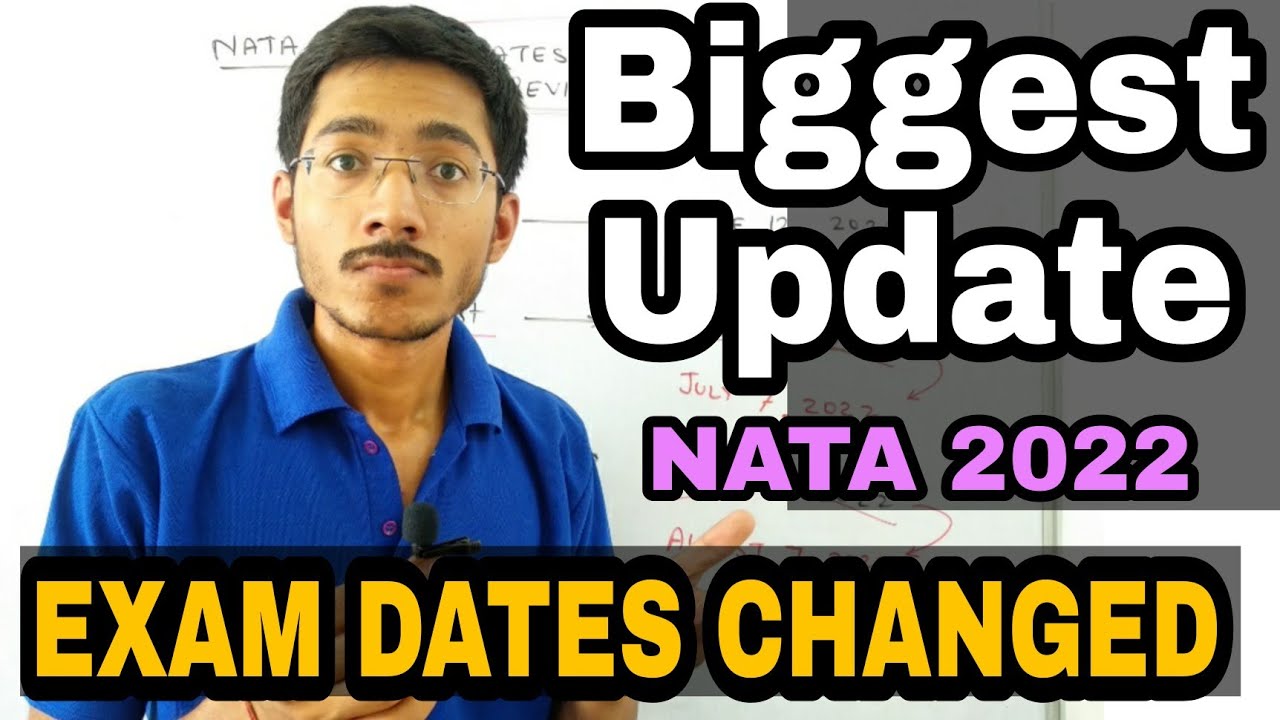 Biggest Update Nata 2022 Exam Dates Changed 😯 #nata2022
