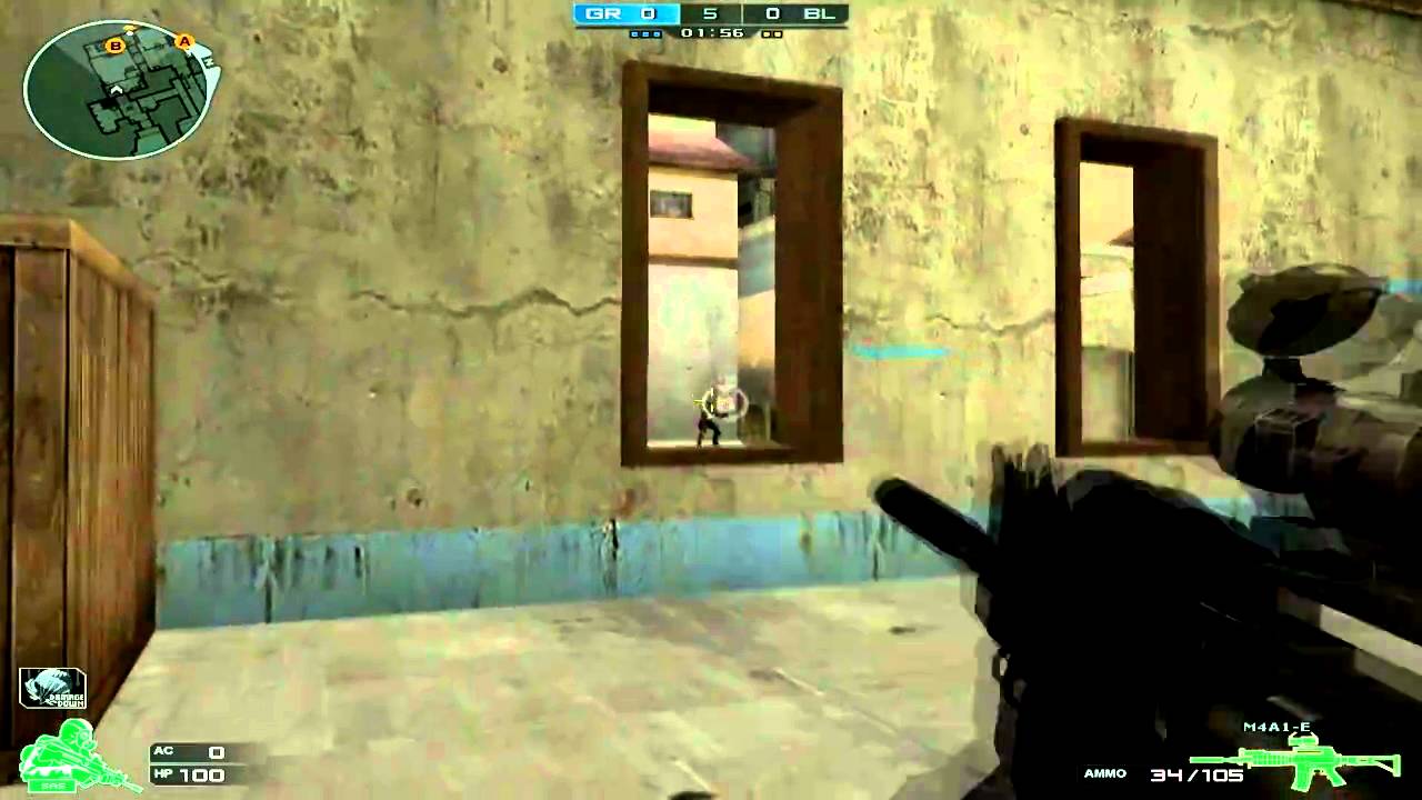 New M4a1 E CrossFire Z8Games Recoil Test & Gameplay HD