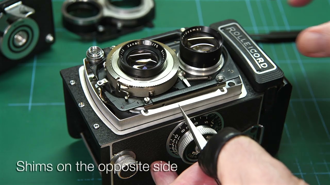 #5 Adjusting and assembling of Rolleicord Vb ***1702