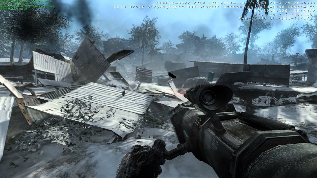 Crysis (2007) - ретро тест CPU