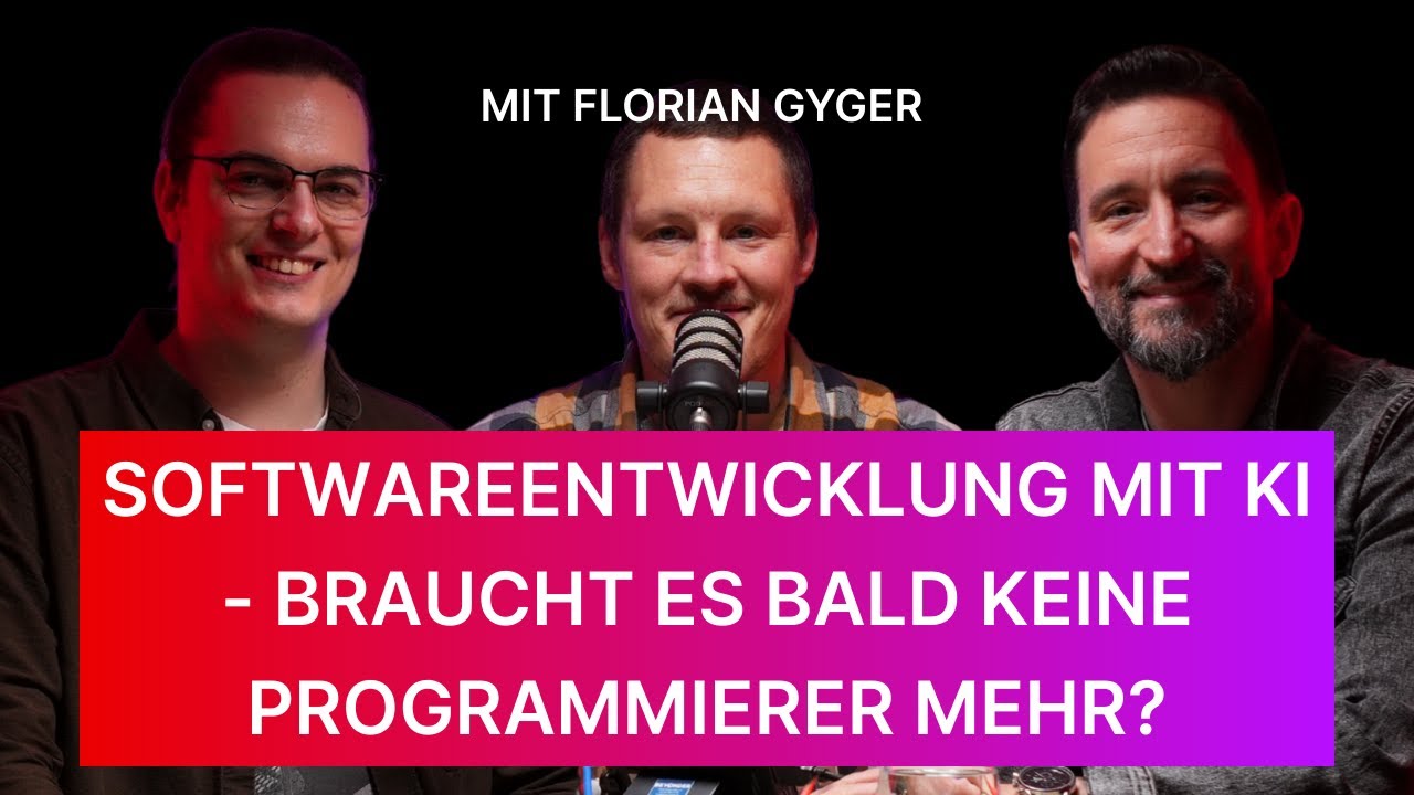 Softwarentwicklung mit KI - Braucht es bald keine Entwickler mehr? Mit Florian Gyger
