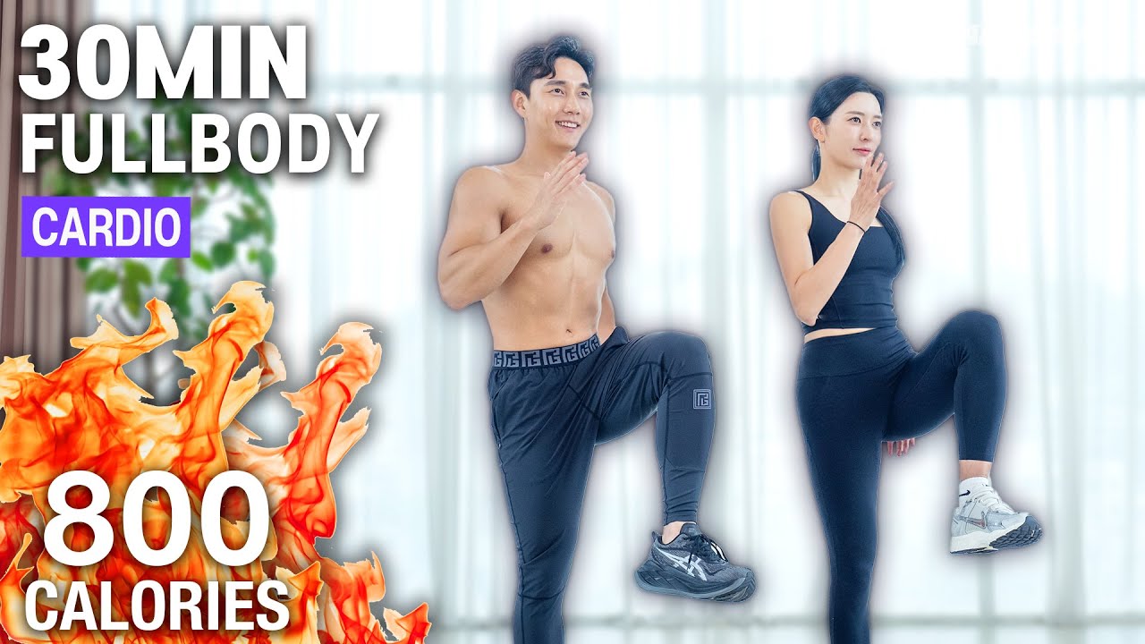 육상여신 김지은과 전신 땀범벅 30분 홈트 l 30MIN FULLBODY HOME CARDIO (SUPER SWEAT💦)