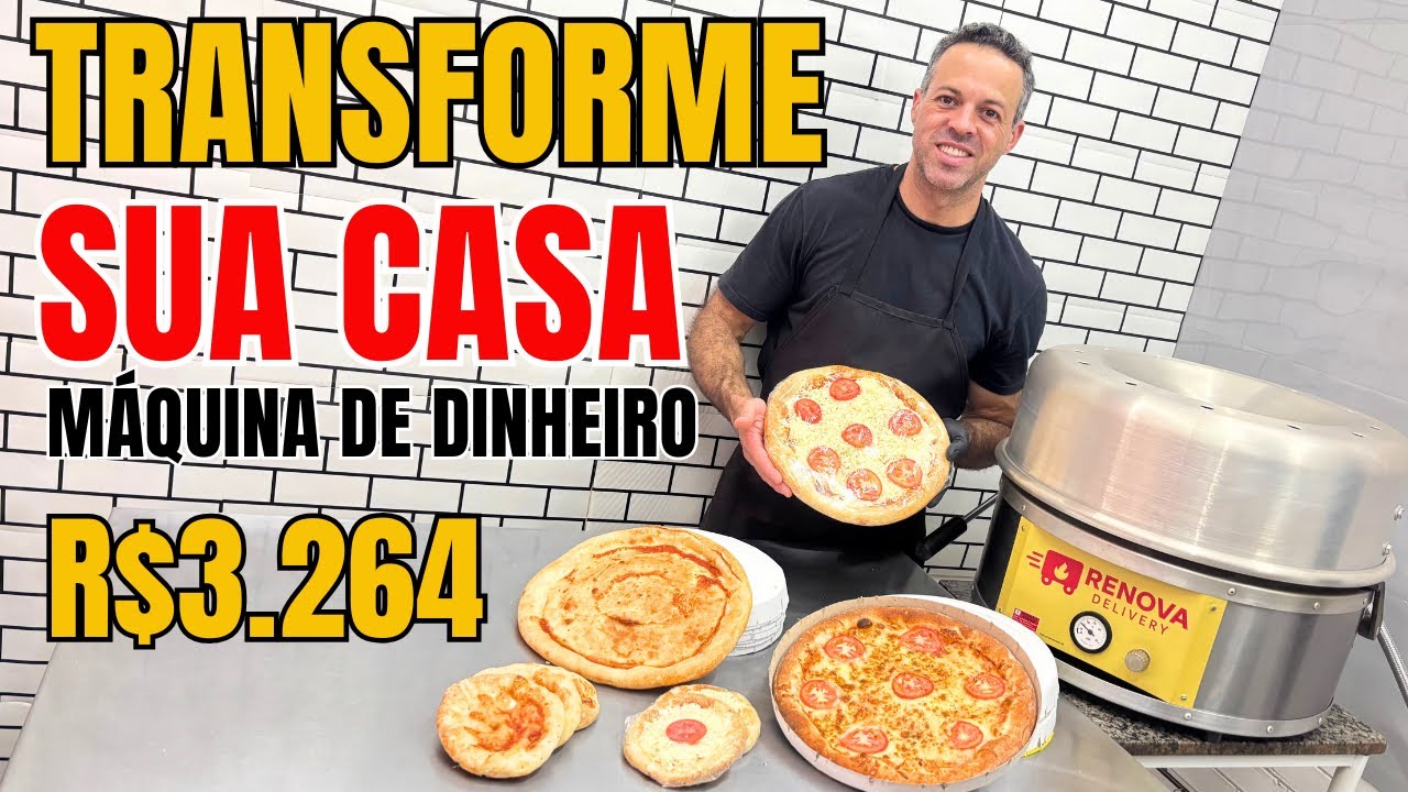 TRABALHE 4 DIAS POR SEMANA I TRANSFORME SUA COZINHA NUMA MÁQUINA DE FAZER DINHEIRO I ENSINEI TUDO