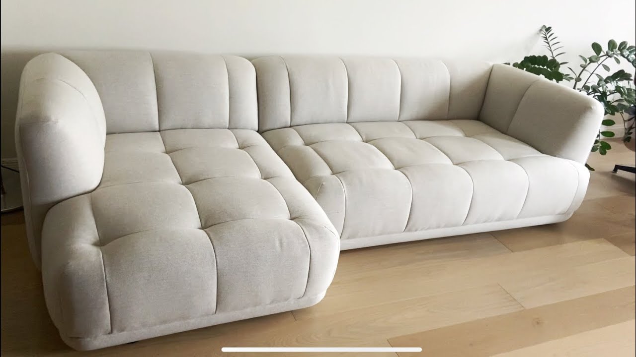 HAY QUILTON SECTIONAL honest review + one week sofa update!