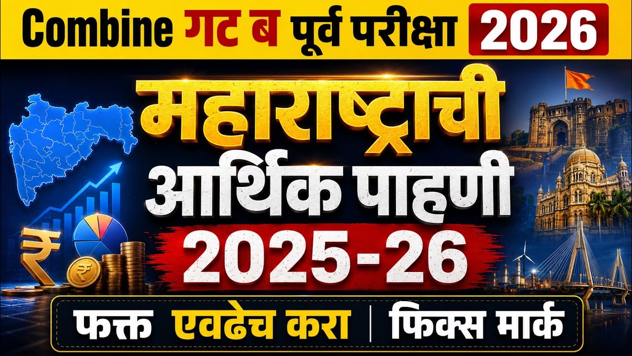 Current Affairs MPSC Combine 2026 | Maharashtra Economic Survey 2026 | Current Affairs 2026