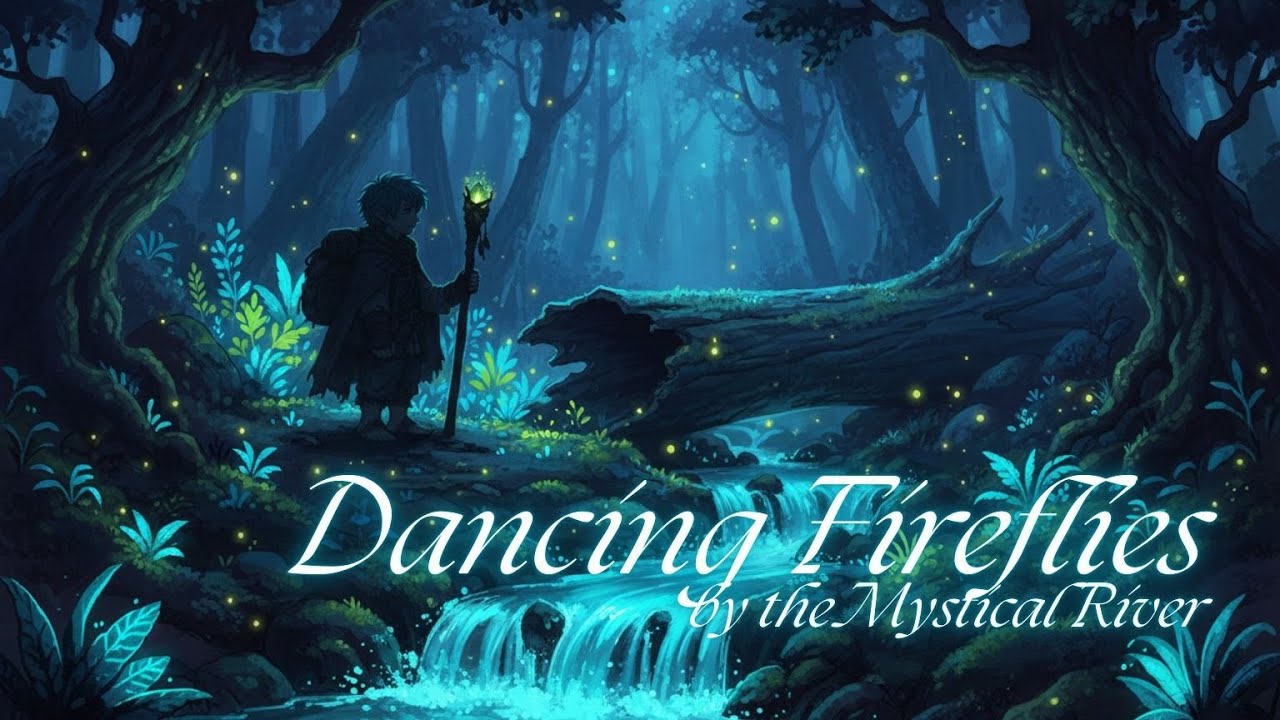 Dancing Fireflies by the Mystical River | Relaxing Celtic Medieval Music for Study & Work
