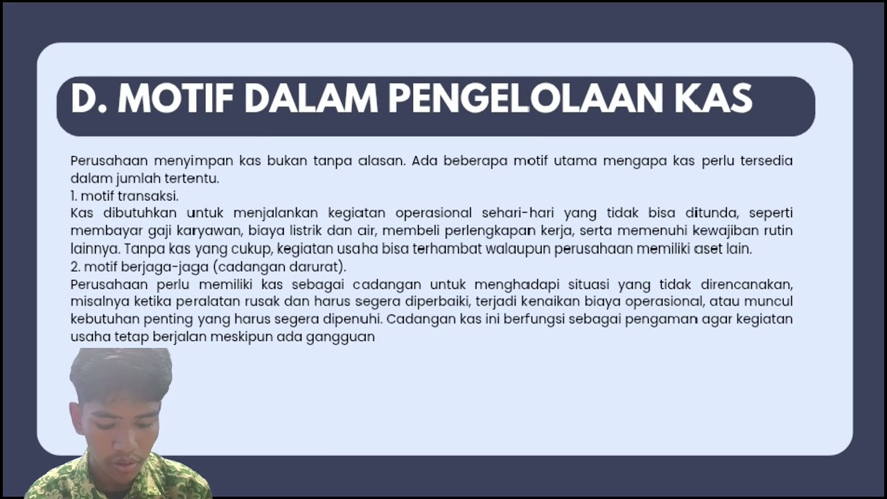Bab 8 transaksi pengelolaan kas