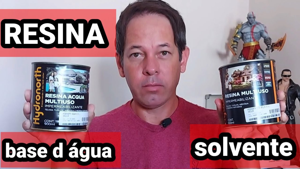 COMO APLICAR RESINA - a base D &Aacute;GUA ou SOLVENTE? DICAS IMPORTANTE