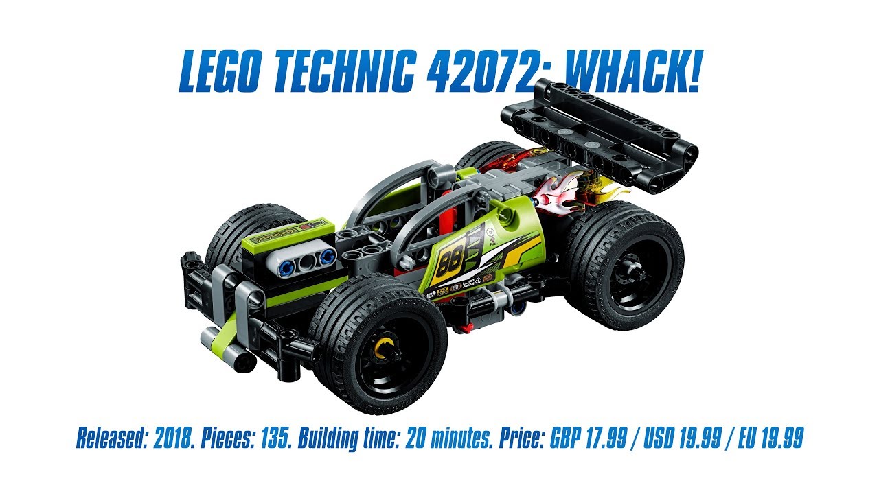 LEGO Technic 42072: WHACK! In-depth Review & Speed Build [4K]