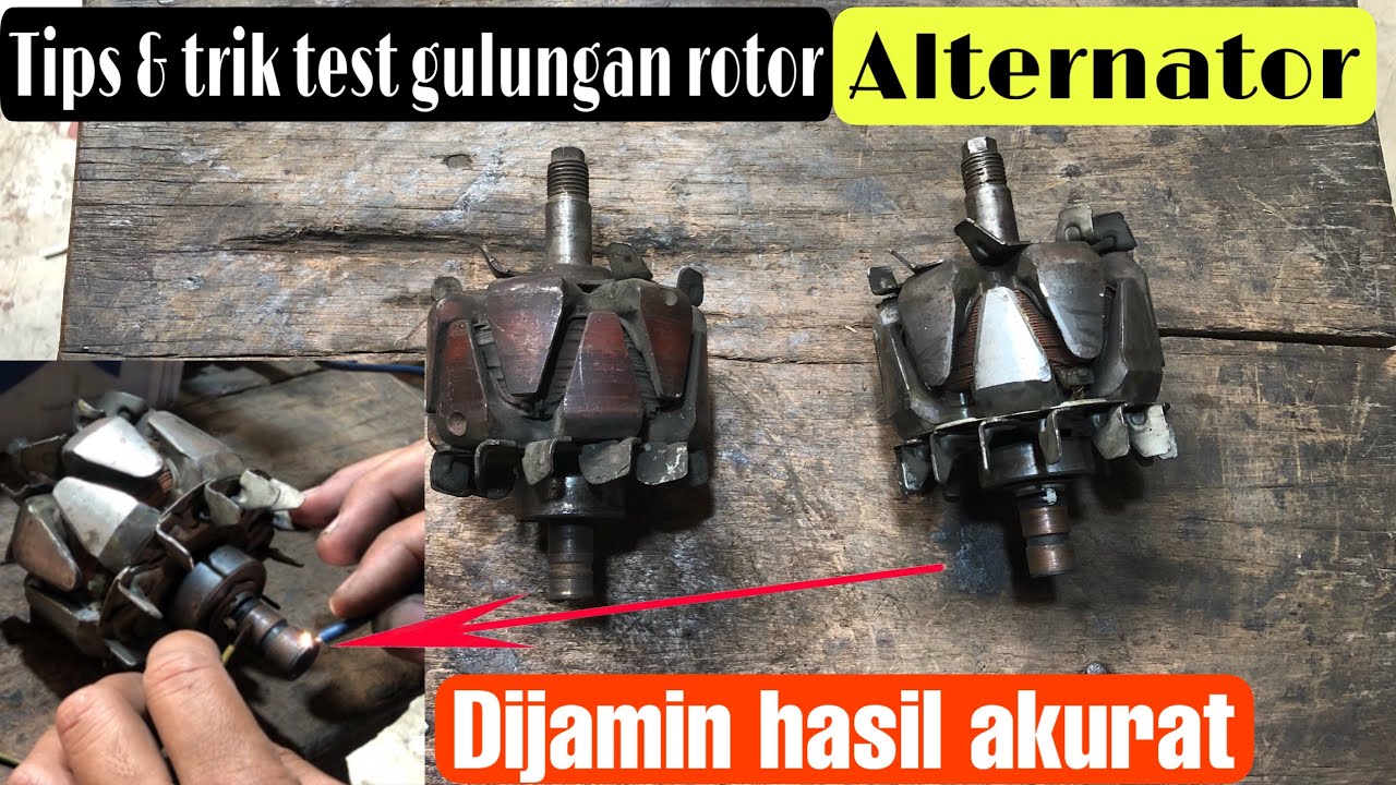 BEGINI CARA TEST GULUNGAN ROTOR ALTERNATOR MOBIL versi @ABADI DINAMO ✅