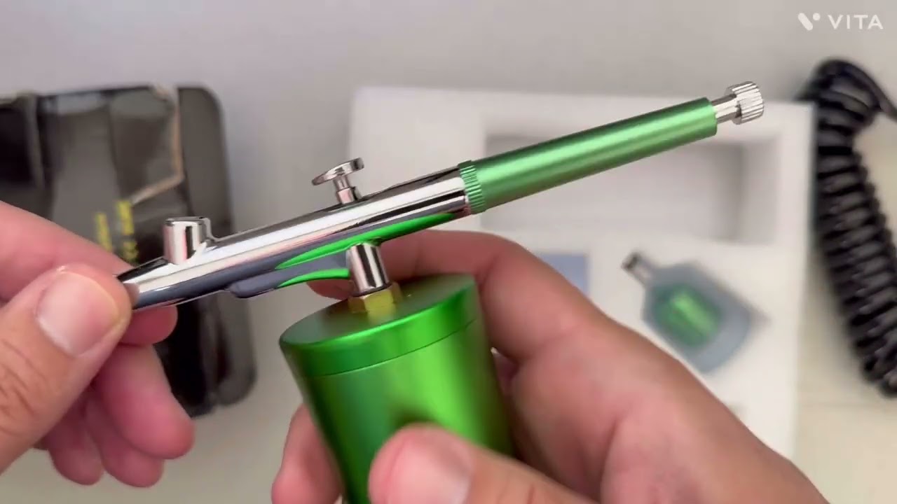 Review (airbrush system cordless rechargeable kit) TikTok shop! 