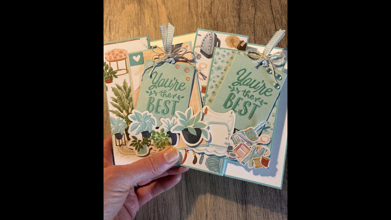 Simple Fun Fold Card Tutorial Using the Creative Haven Bundle