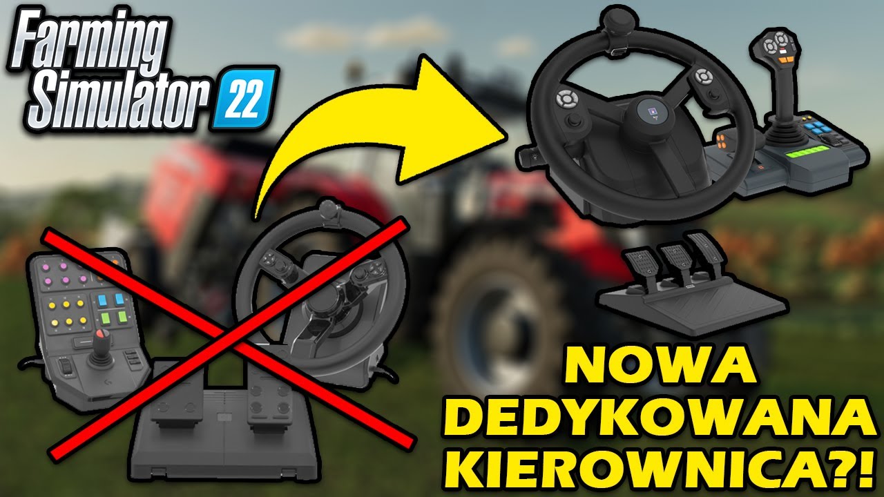 NOWA DEDYKOWANA KIEROWNICA DO FARMING SIMULATOR!? KOLEJNY SKOK NA KASE GIANTS SOFTWARE!?