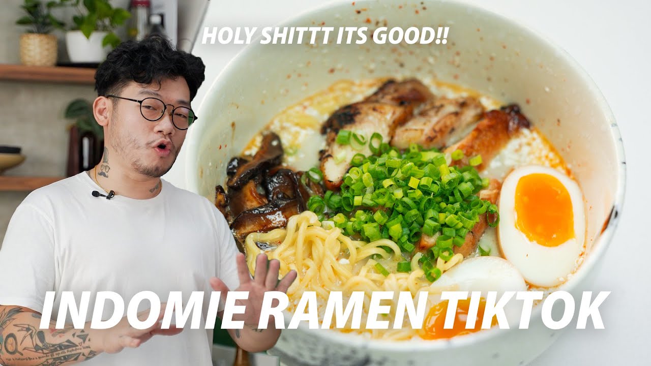 ENAK BGT TERNYATA - INDOMIE RAMEN ALA TIKTOK VIRAL BGT NIH.