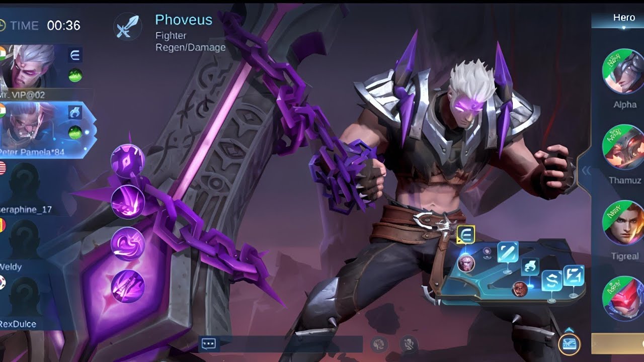 Unstoppable Fighter! Phoveus Full Power Gameplay|Best Build & Skills|Mobile Legends Bang Bang #mlbb 