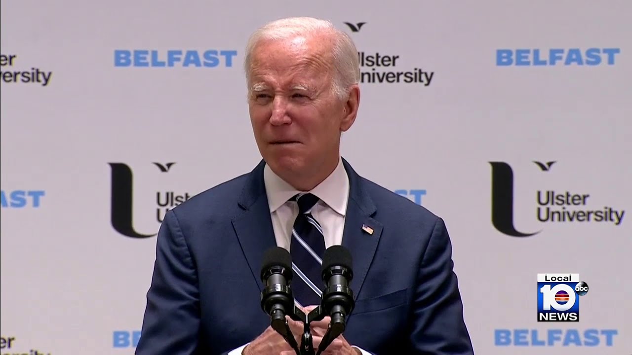 Police in Northern Ireland confirm 'security breach' around Biden trip