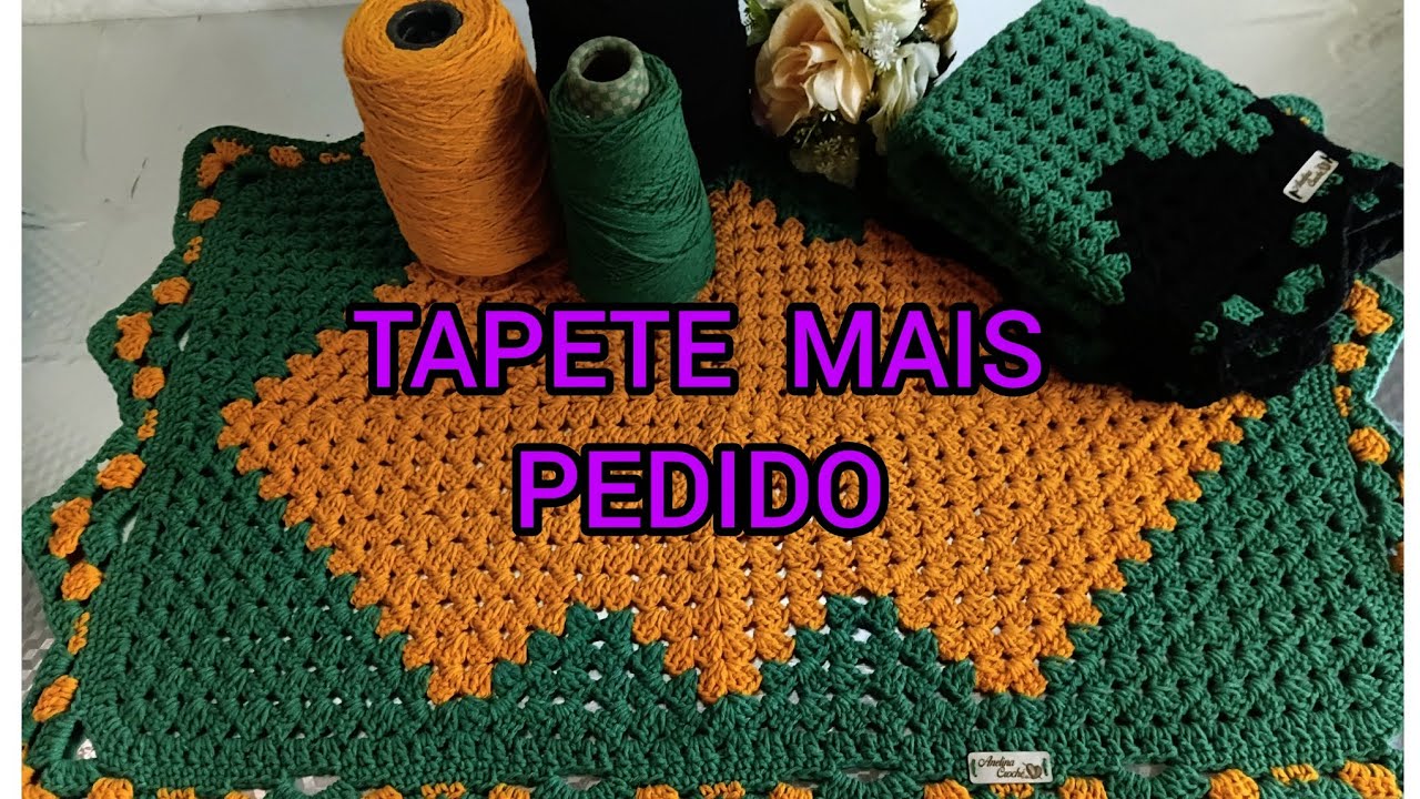 #crochê  TAPETE DE CROCHÊ  O QUERIDINHO DAS CLIENTES. 