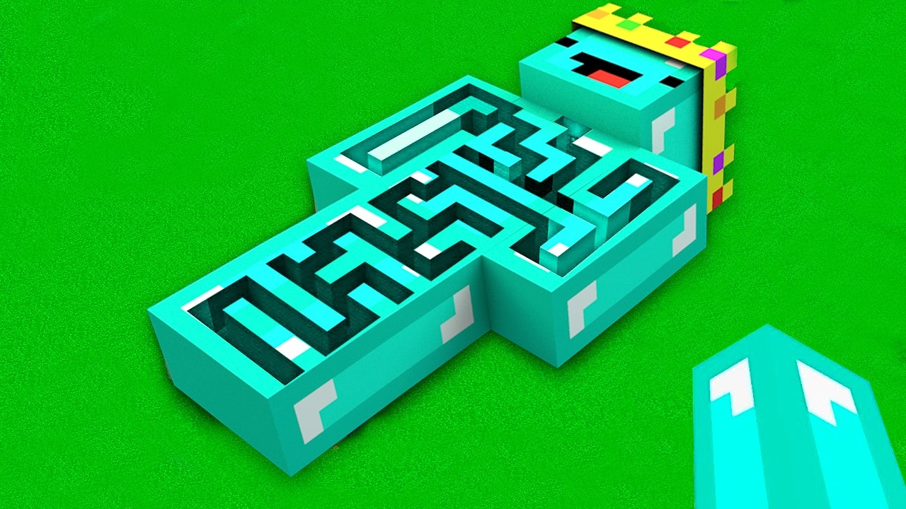 Я запер 100 игроков в лабиринте SKEPPY…