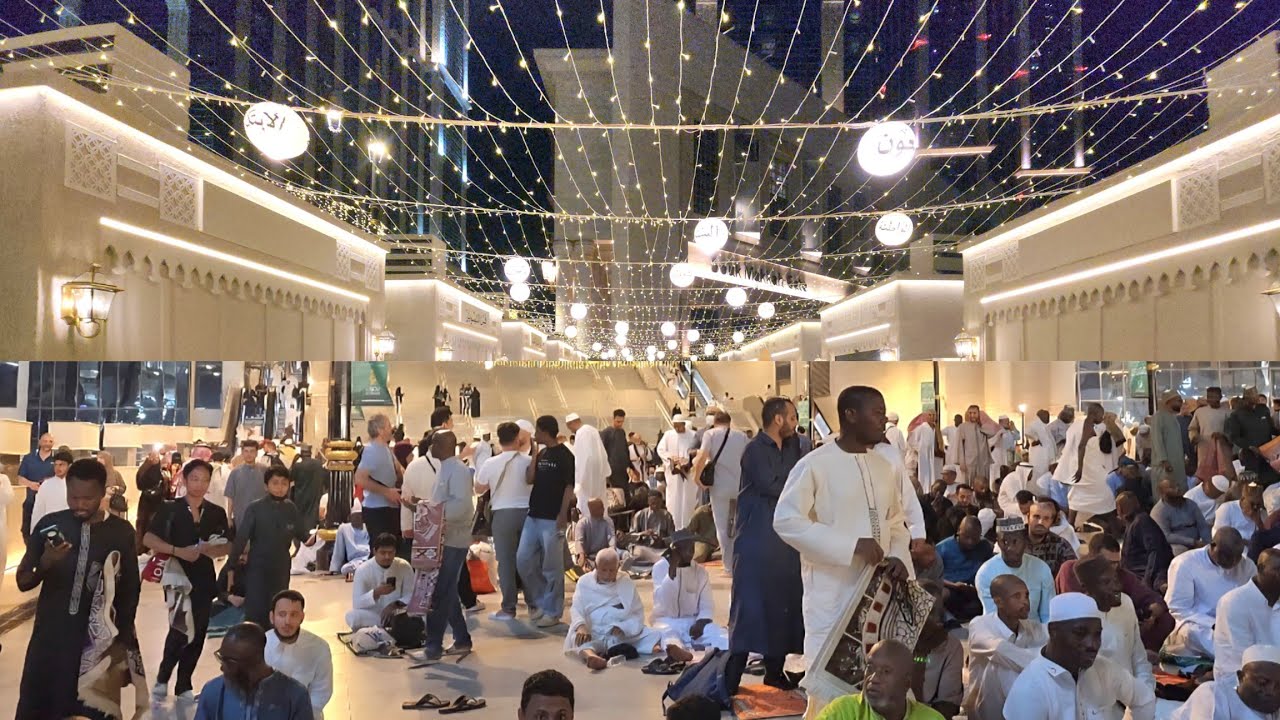 شاهد ليالي رمضان في مكة وزحمة المسجد الحرام ليلة 25