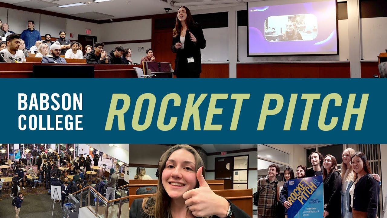 Journey to Babson College's Rocket Pitch - #BabsonUnscripted