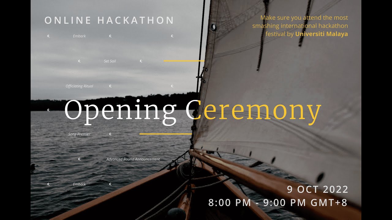 Official Opening Ceremony of Online Hackathon Odyssey Hackfest 2022