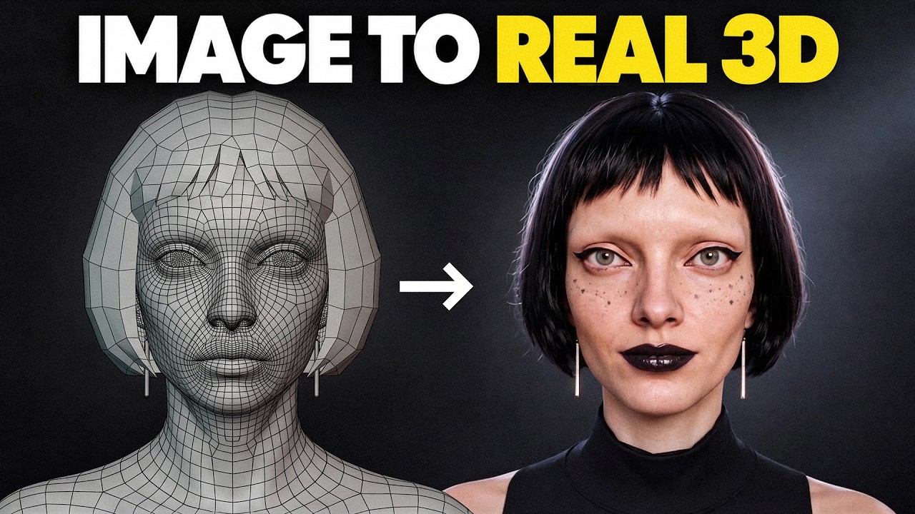 How to Make Realistic 3D Character in Less Than a Day with AI