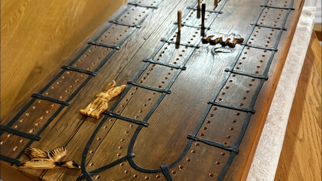 Grampy’s last cribbage board!