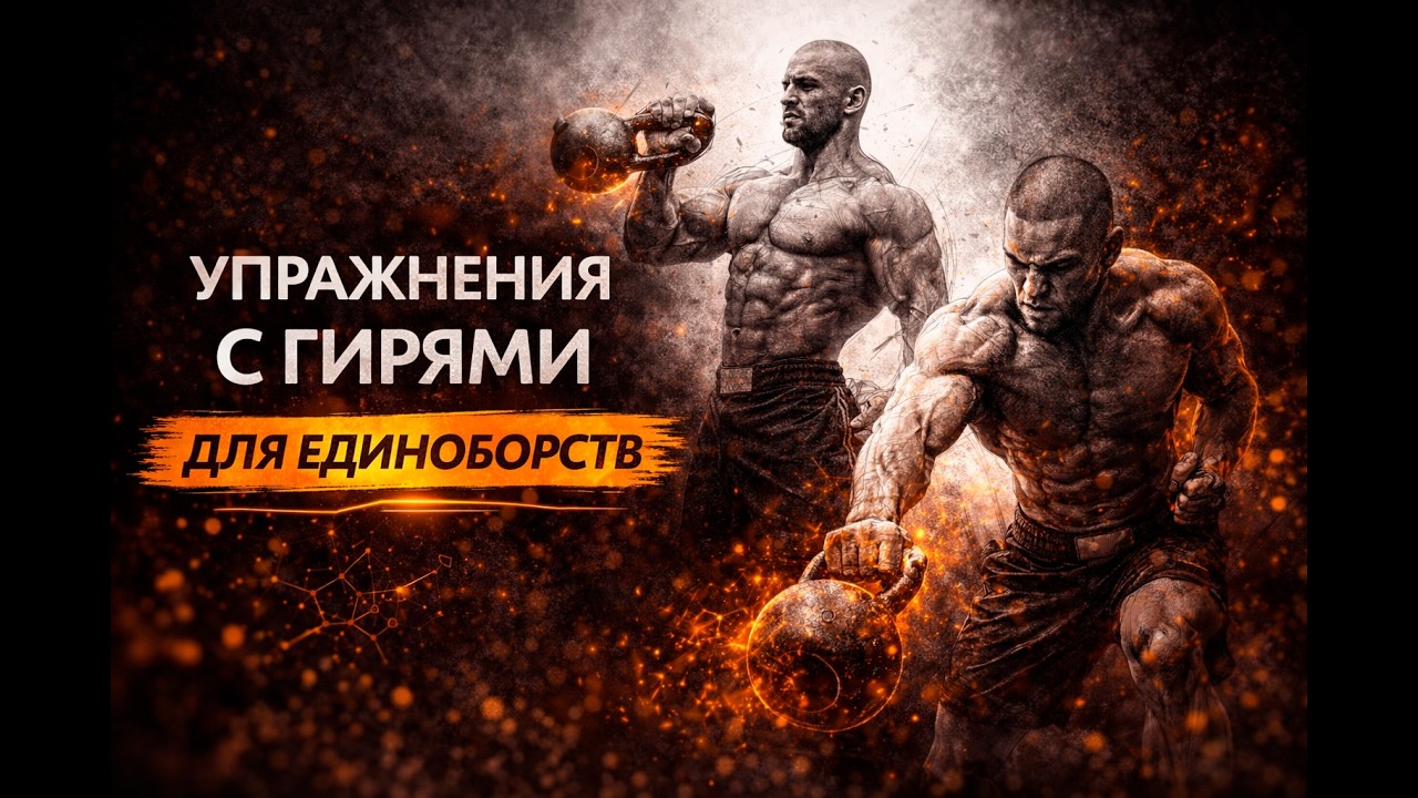 Единоборства - 12 супер-упражнений с гирей \ Умный Атлетизм - научный и духовный подход