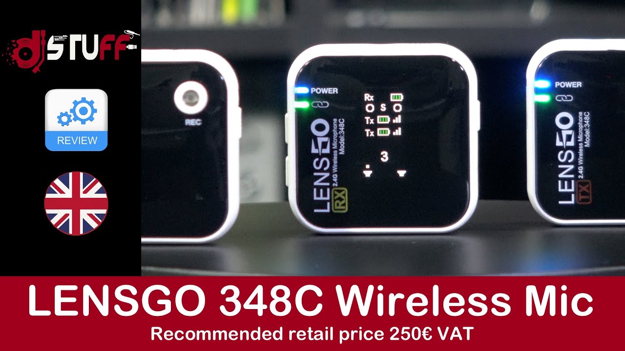 LENSGO 348C wireless microphone 🇬🇧
