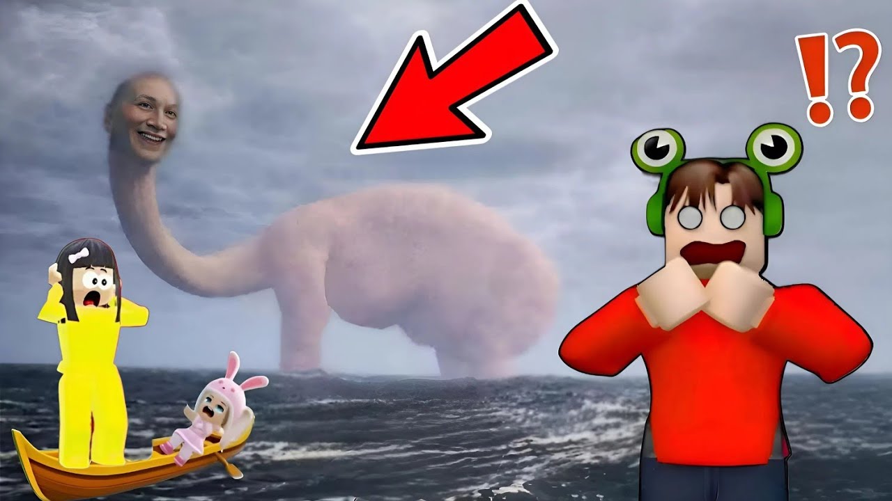 Yuta Mio & Baby Bells90 Panik Lihat WAJAH MANUSIA MENGERIKAN THALASSOPHOBIC DI LAUTAN 😇 | ROBLOX