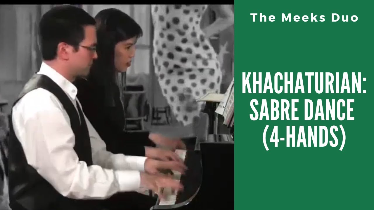 Khachaturian Sabre Dance (piano 4 hands)
