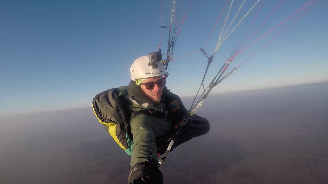 Lieren op Terlet (Arnhem) | Paragliding Holland | Nieuwjaarsdag 2020