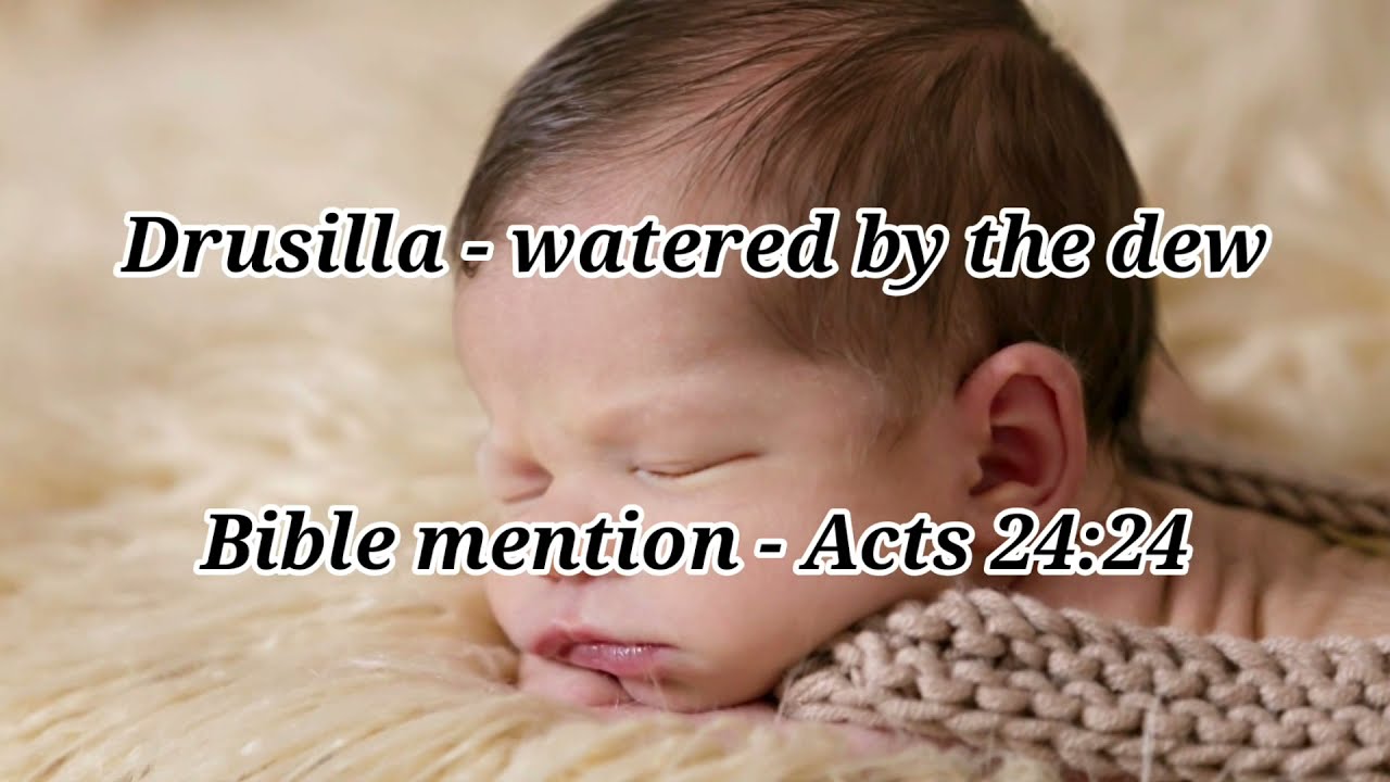 Most beautiful Biblical baby names with meaning and scripture