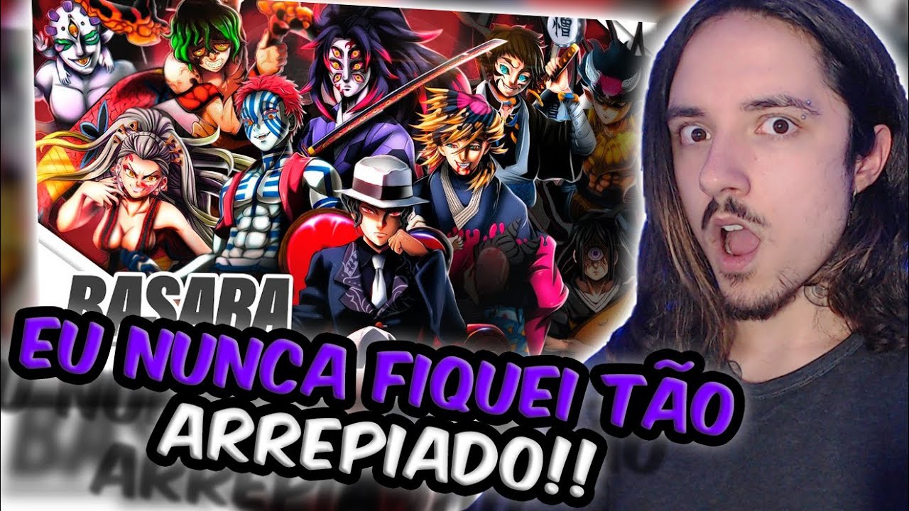(NÃO TAVA PREPARADO !) REAGINDO ao Luar de Sangue | Luas Superiores (Demon Slayer) | Basara // REACT