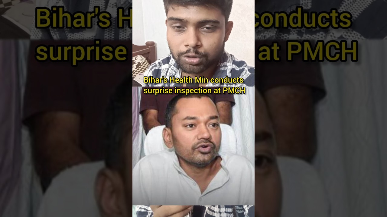 Bihar's Health Min conducts surprise inspection at PMCH