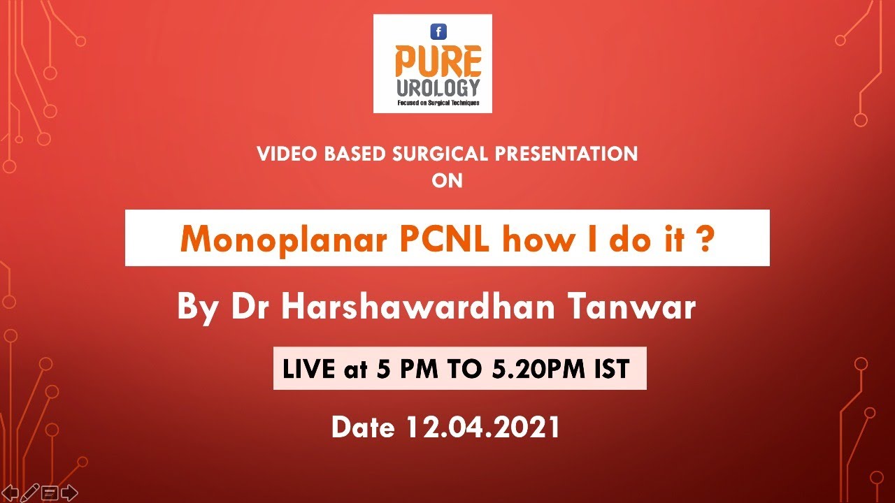 Monoplanar PCNL how I do it ?